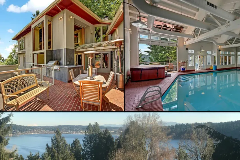 Oasis w/ heated indoor pool, hot tub & lake views - Image 1
