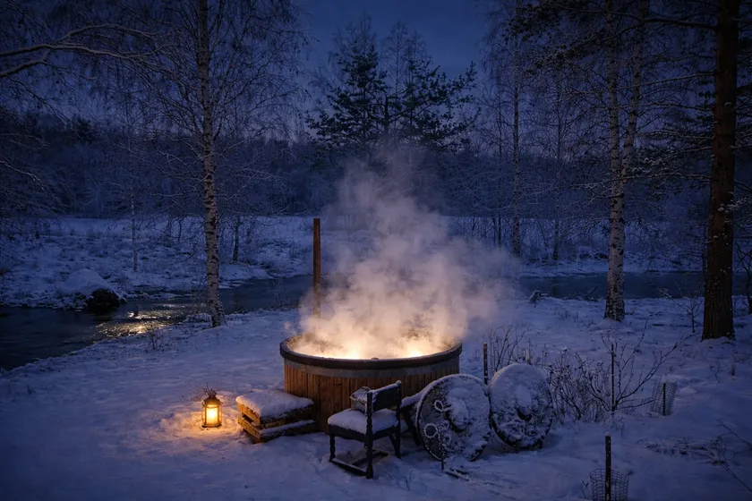 Riverfront Chalet Sauna Hot Tub & Northern Lights - Image 1