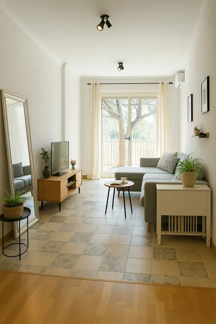 Two-bedroom home, private parking and AC - Image 1