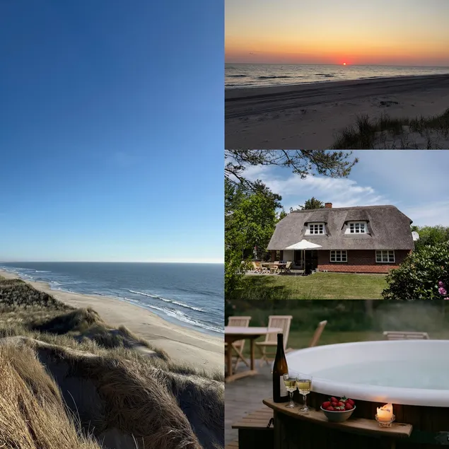 Scenic summer house by the North Sea with hot tub - Image 1