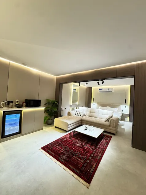 A distinctive studio with a living room and self check-in - Image 1