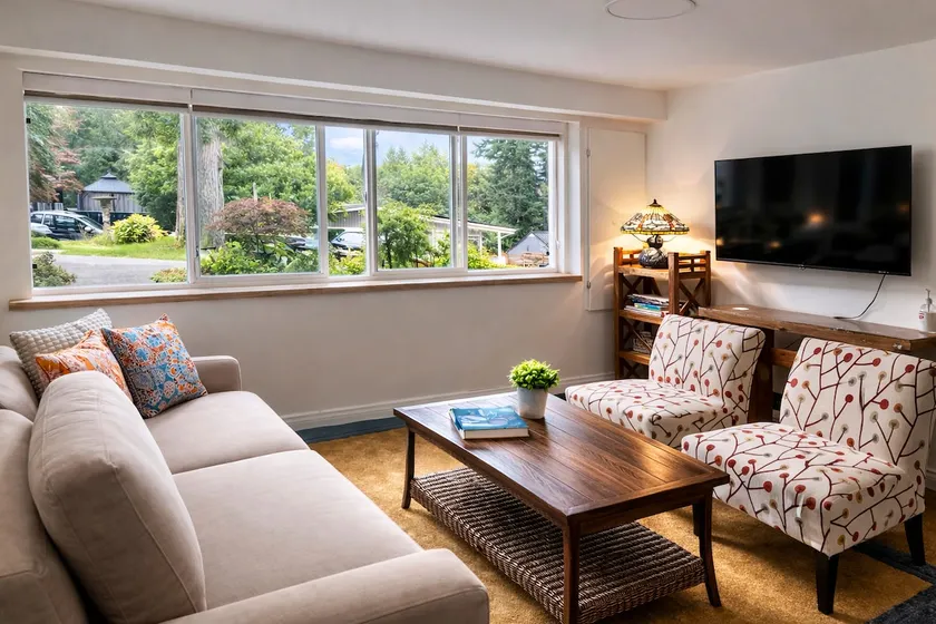 Quiet & Spacious 2BR Suite | Private Entry - Image 1
