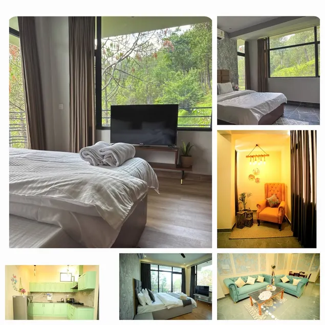 2bhk Mountain view|kasauli •AC•Café •Lift•Parking - Image 1