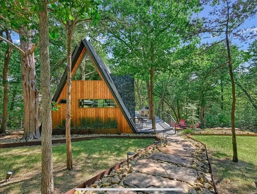 A-Frame Cabin Getaway with Fire Pit | Lake Texoma - Image 1