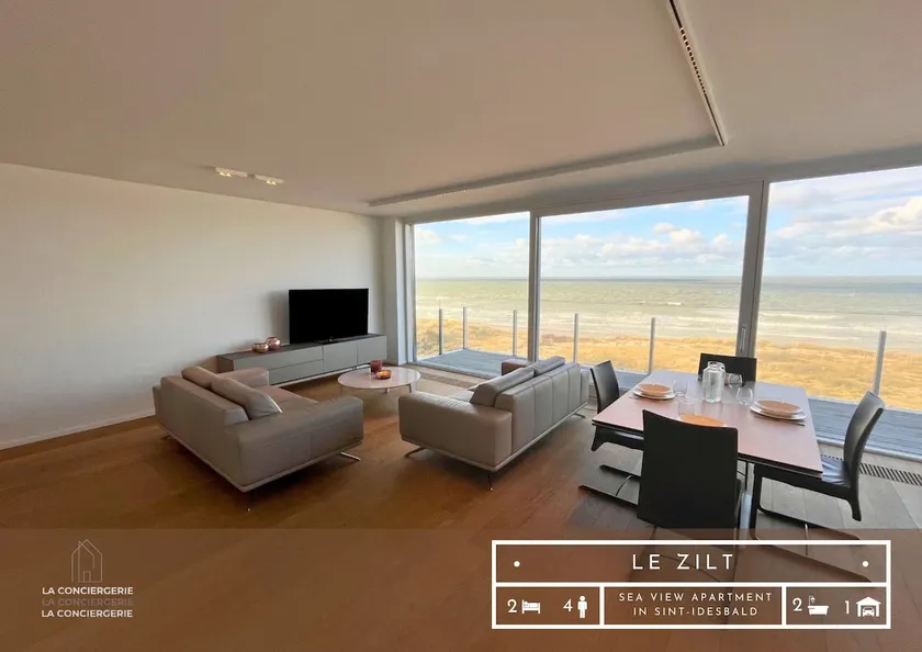 2-bedroom apartment with sea & dune view with parking - Image 1