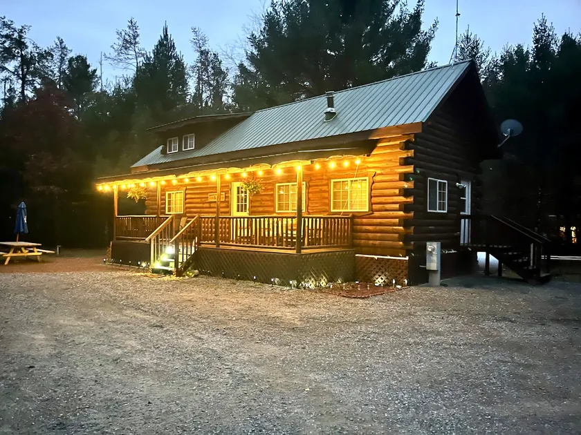 Log Home on UTV trail - Image 1