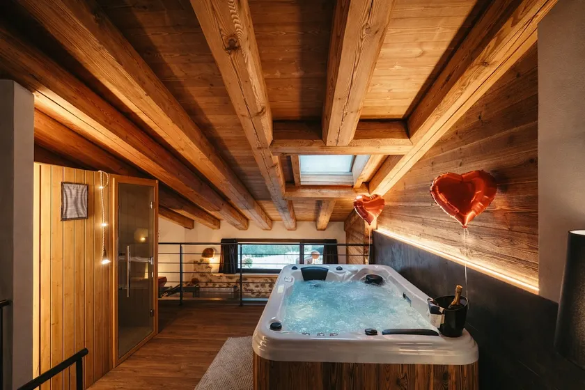 Luxury Home with Jacuzzi + Private SPA + View of the Alps - Image 1