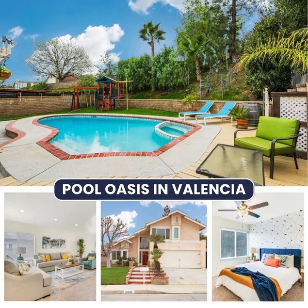 Pool Oasis Home w Beautiful Backyard in Valencia - Image 1