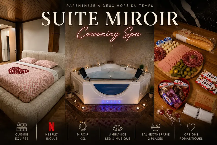 Mirror Suite & Cocooning Jacuzzi - Image 1