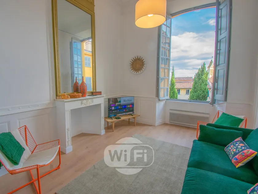 Grasse Le Gazan, beautiful view, historic center, 2 bedrooms - Image 1