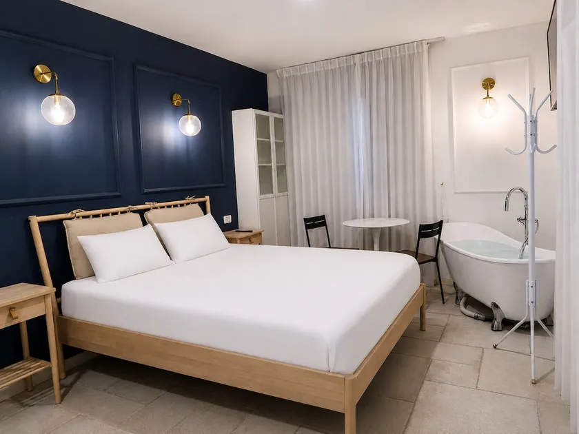 Zohar on the Sea - Cozy Studio with a Shared Pool in Neve Zohar - Image 1