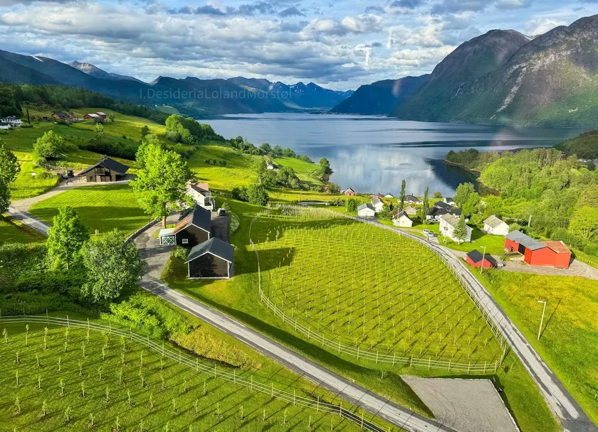 Old town hall - by fjord & mountains at Hauk Gard - Image 1