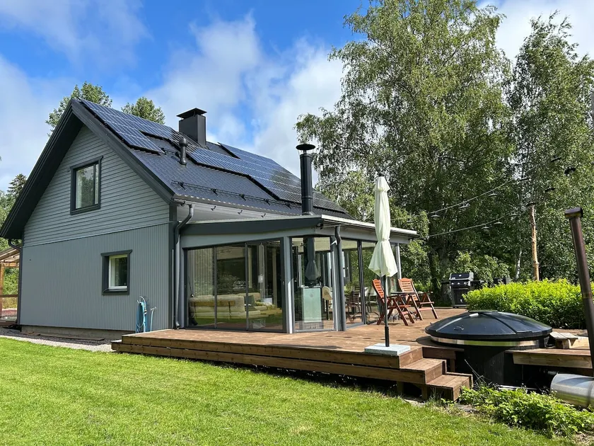 Private Nordic Villa with Glass Terrace & Hot Tub - Image 1