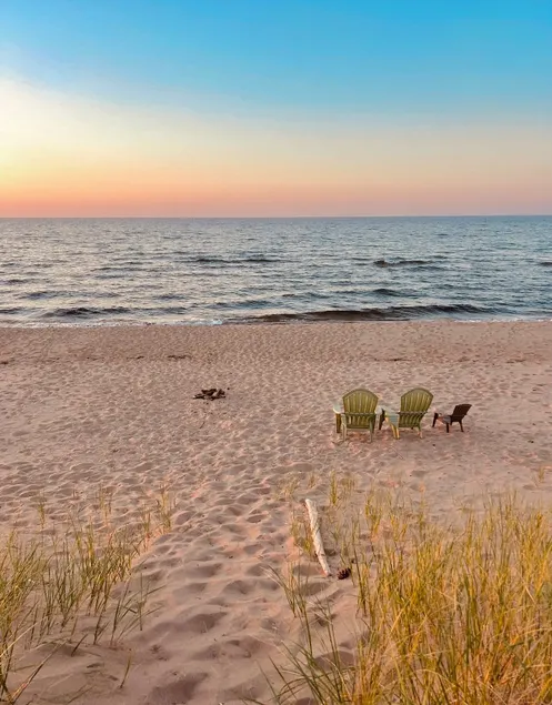 Private Sandy Beach+Sauna+Sunset Views+Fireplaces - Image 1