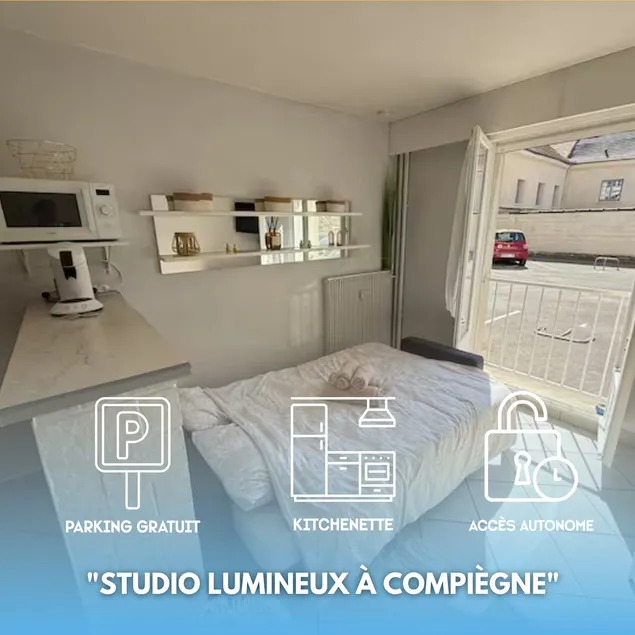 Studio moderne au cœur de Compiègne - Image 1