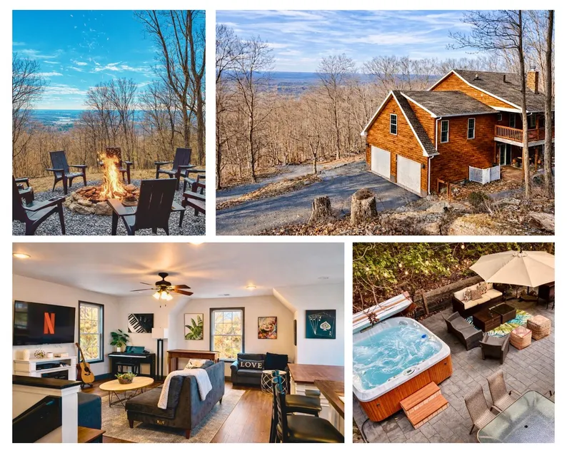 The RidgeView Retreat-HotTub Sauna Forest Patio - Image 1