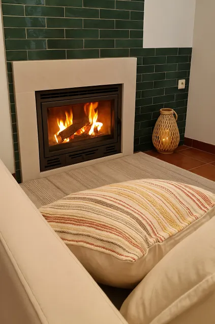 Peach House T2 Fireplace - Image 1