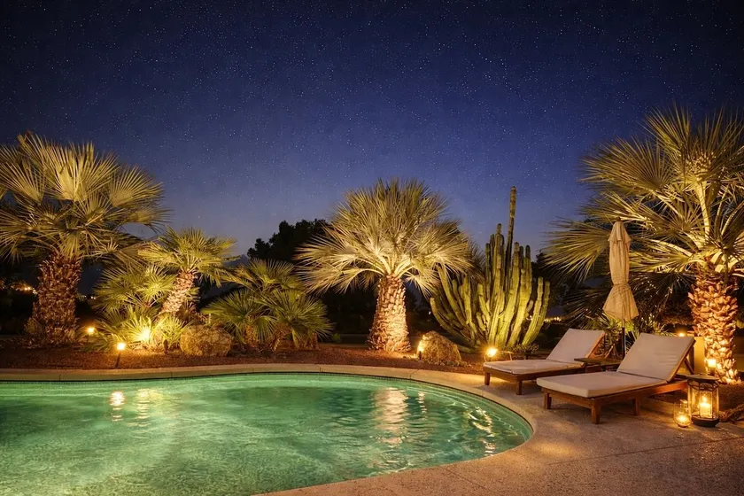 Palm Springs Pool Villa- Golf View, Spa, EVCharger - Image 1