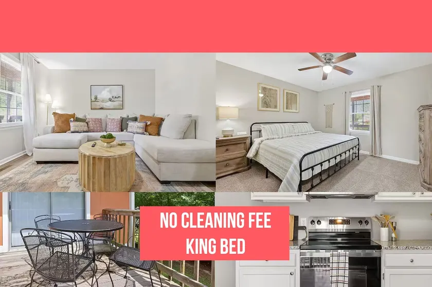 King Bed • Minutes to Fort Bragg & i95 • Patio - Image 1