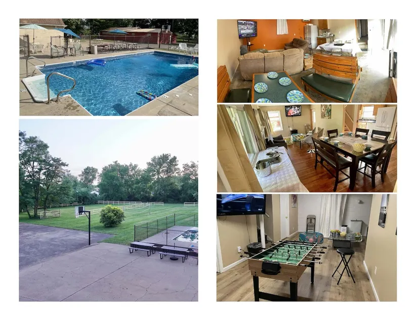 11 beds-4 Lounges-Game Rm-Pool-Pets-Outdoor Fun - Image 1
