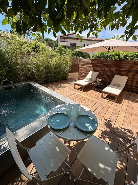 New studio with pool and terrace - Image 1