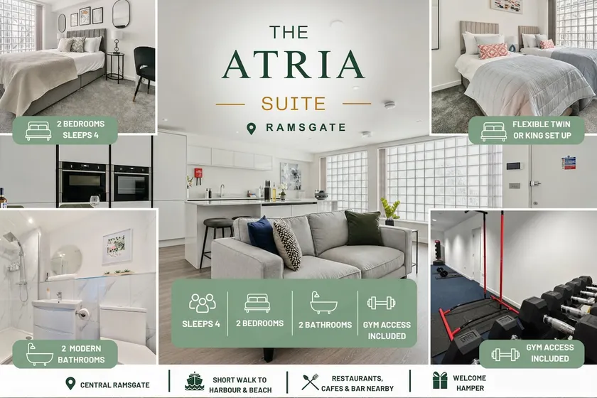 The Atria Suite - Harbour Apartment with Gym - Image 1
