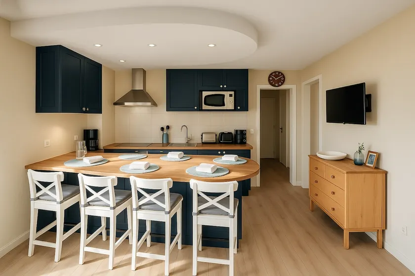 family accommodation at the foot of the slopes 5 beds - Image 1