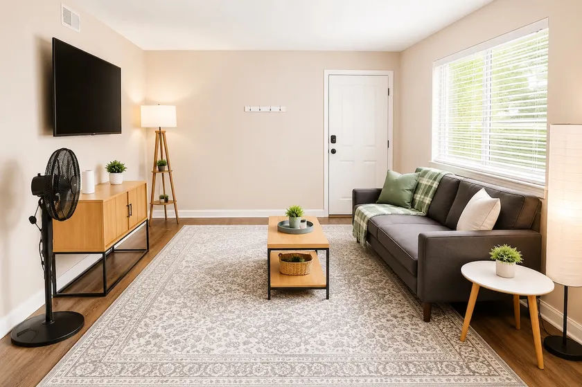 Modern 1BR Near UAB | Queen-sized Bed & Parking - Image 1