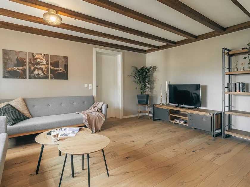 Fox Den, no stairs with fireplace & garden - Image 1