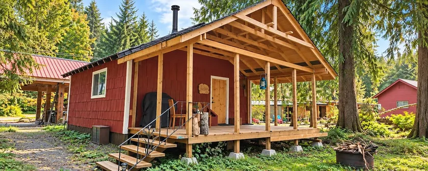 Steamdonkey Cedar Cabin | Private Forest Retreat - Image 1