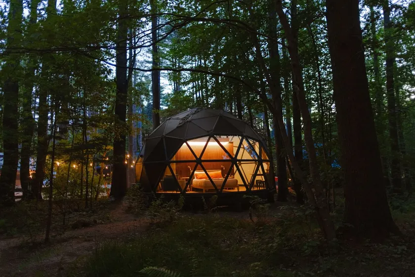 22-ft dome w/ star loft, full bath, hot tub - 07 - Image 1