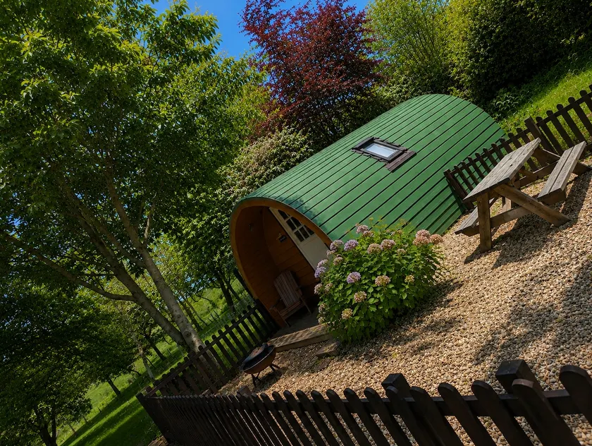 Silver Birch - Glamping Pod Set in Orchard - Image 1