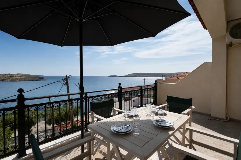 Stay in the Center of Sigri | Sea View - Image 1