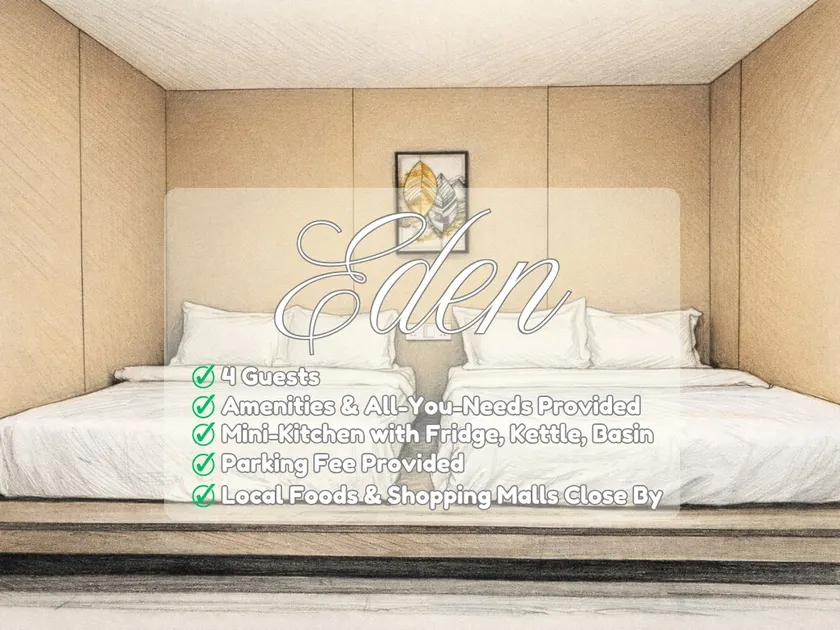 Compact Room for 4, All Essentials Provided, Eden - Image 1