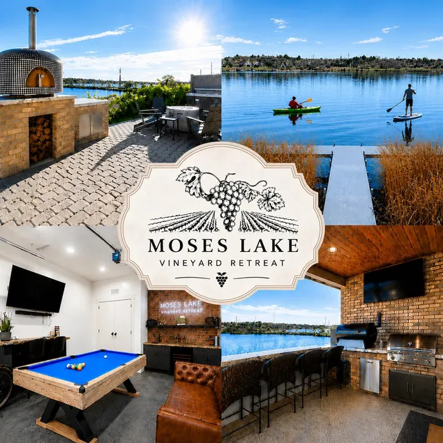 Moses Lake Vineyard Retreat-Waterfront Escapism - Image 1