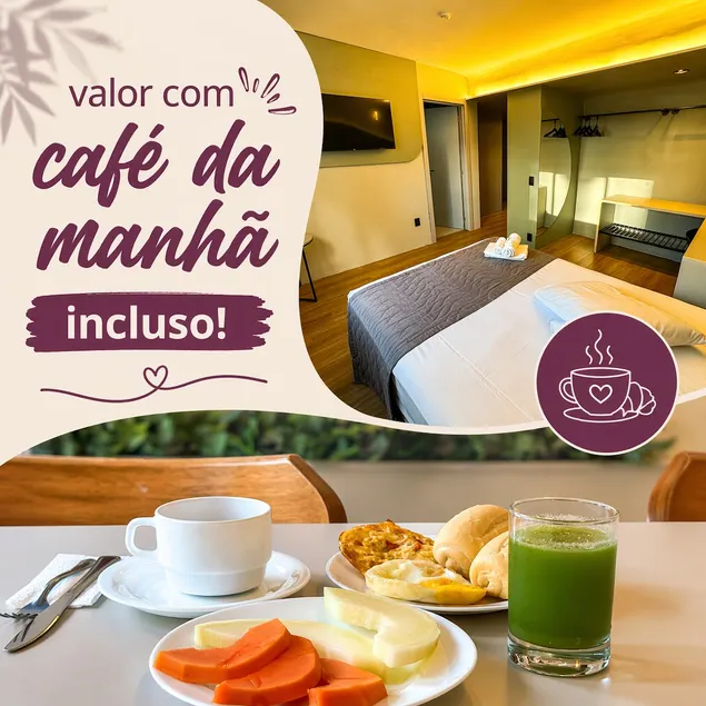 1 Double Bed / Hotel Zata Criciúma SC - Image 1