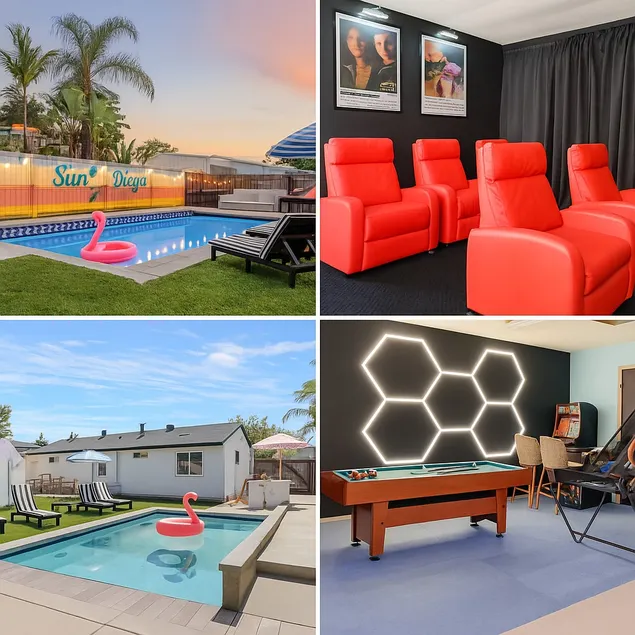 Fun Haus • MovieRoom • Games • HotTub • Solar-Pool - Image 1