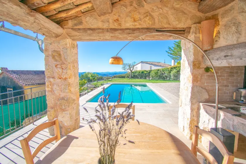 Cabris, Provençal farmhouse for 6 people, 3 bedrooms, A/C, pool, view - Image 1