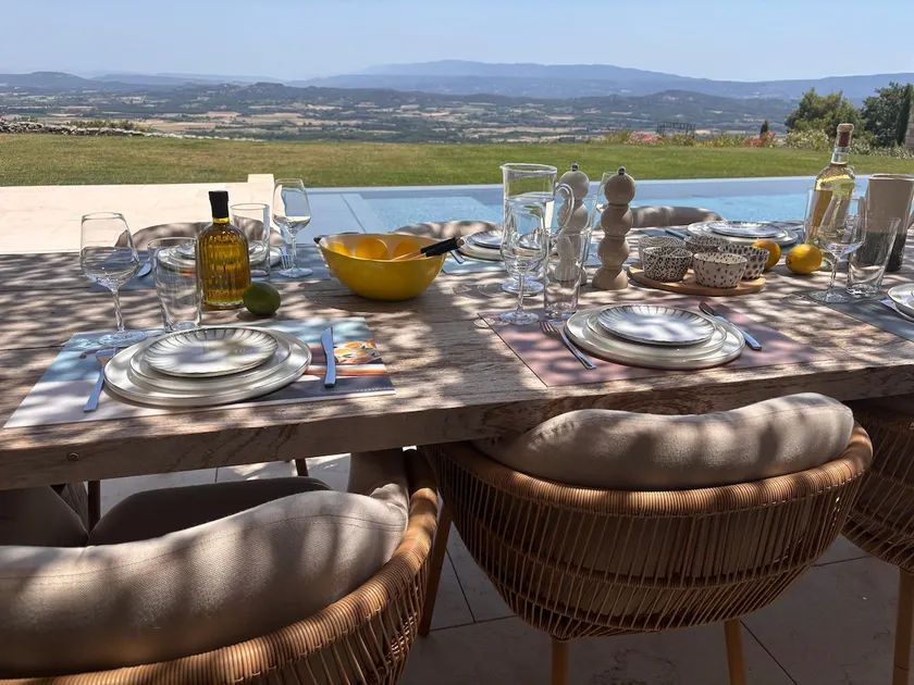 Panoramic view, Gordes center, heated swimmingpool - Image 1