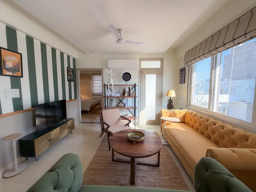 One Uptown 302 Central Stylish Modern 3BHK - Image 1
