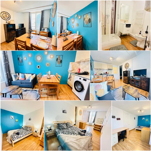 Cozy 2-room apartment, Cité Tirlet - Free WiFi & parking - Image 1