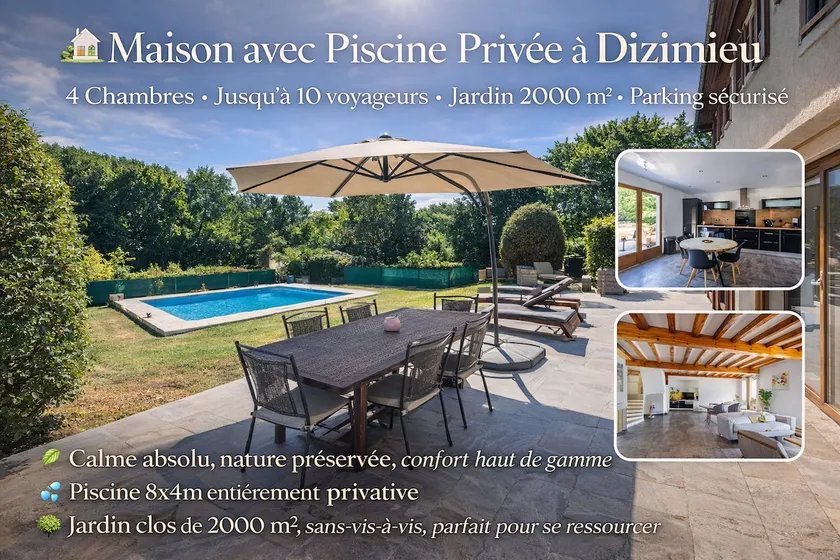 House with Private Pool in Dizimieu - Image 1