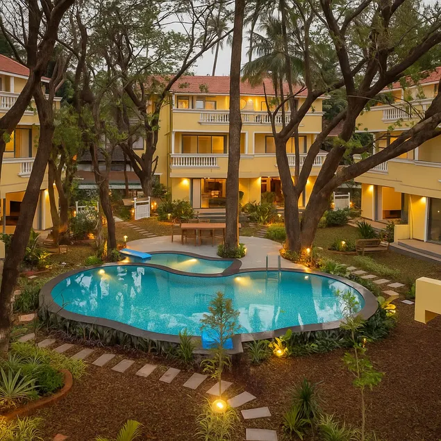 2-BHK Villa W/ Common Pool & Near Beaches - Image 1