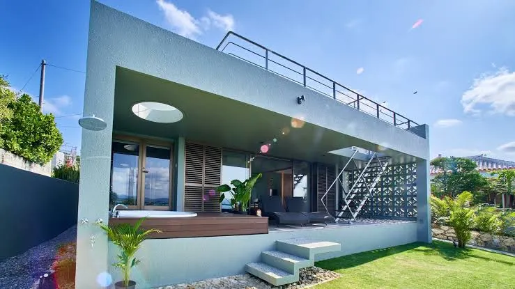 Kouri Island Villa｜Ocean View｜Jacuzzi & Rooftop BBQ - Image 1