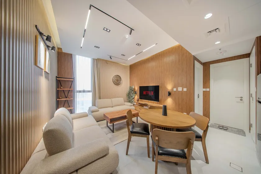 1BR Aljada Home / Sleeps 4 / Opposite Mosque - Image 1