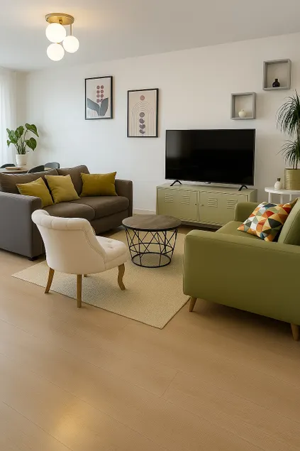 Charming 3-room apartment – 8 people – Parking – PARIS – Near the train station - Image 1