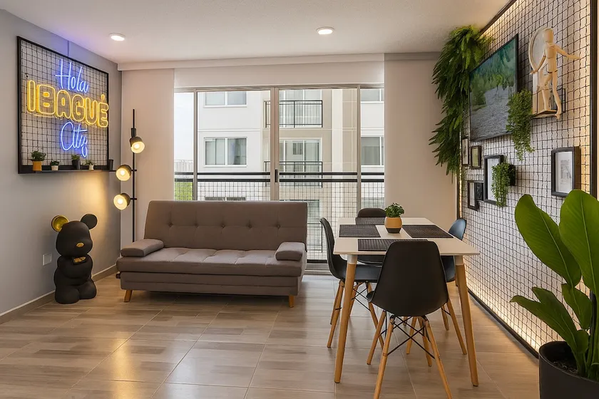 Modern • 2 Bedrooms + Studio • Fully Equipped - Image 1
