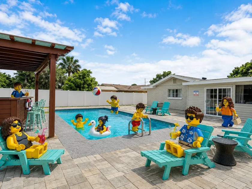 Costa 5BD Lego Themed Pool Home | Your own Resort - Image 1