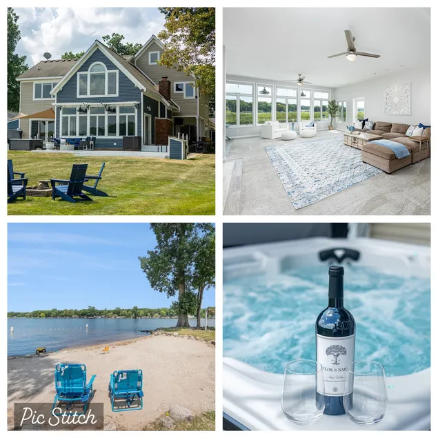 Lux Lakefront Home: Hot Tub l Beach l Swim I Kayak - Image 1