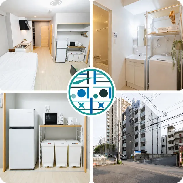 2-minute walk from Ikeshita Station | 12 minutes direct to Nagoya Station | 33㎡ | Double bed & sofa bed | Maximum 3 people | Ghibli Park - Image 1